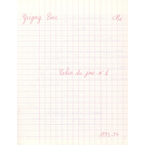 Cahier du jour