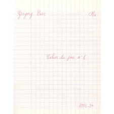 Cahier du jour