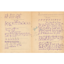 Cahiers de devoirs. Année scolaire 1933-1934