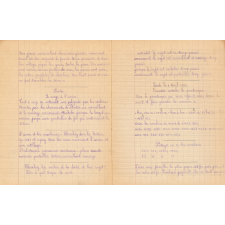 Cahier journalier. Année scolaire 1934-1935