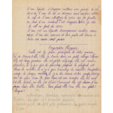 Cahier de brouillon. Année scolaire 1935-1936