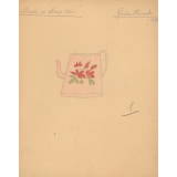Devoir de dessin. Année scolaire 1935-1936