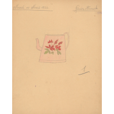 Devoir de dessin. Année scolaire 1935-1936
