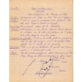 Cahier d'étude. Année scolaire 1936-1937