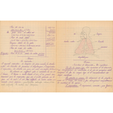 Cahier d'étude. Année scolaire 1936-1937