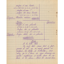 Cahier d'étude. Année scolaire 1936-1937