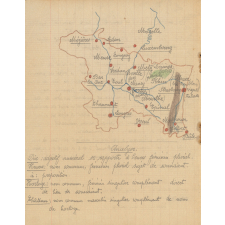 Cahier d'étude. Année scolaire 1937-1938
