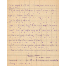 Cahier d'étude. Année scolaire 1937-1938