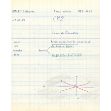 Cahier de géométrie