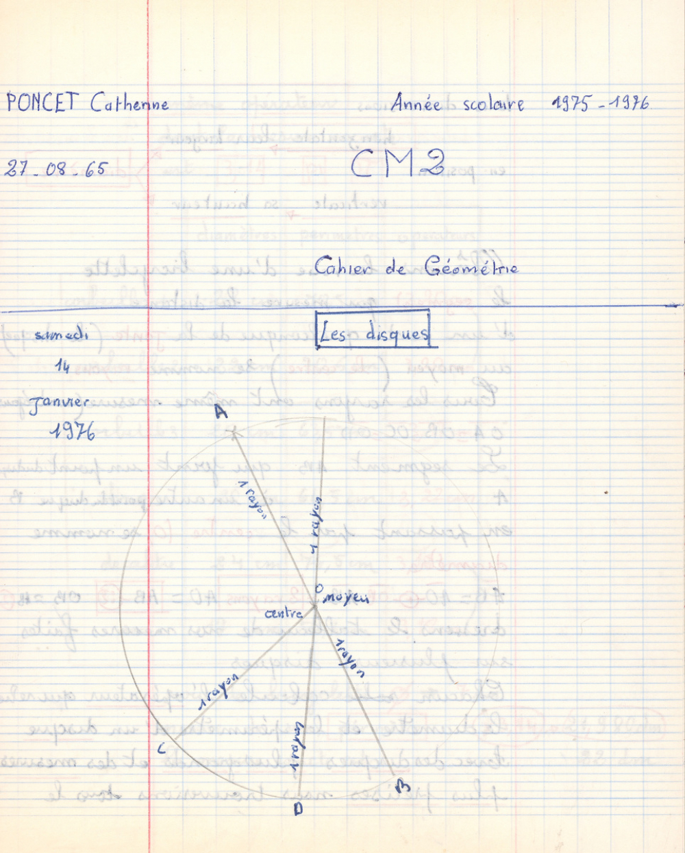 Cahier de géométrie