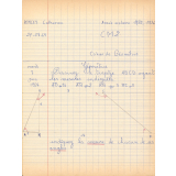 Cahier de géométrie