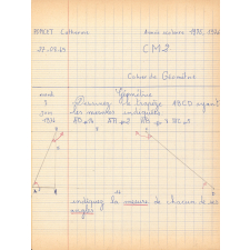 Cahier de géométrie