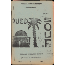 Journal scolaire Freinet. Oued souf. N°6, mars, 1955.