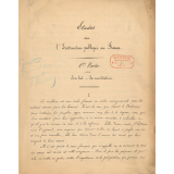 Etudes sur l'Instruction publique en France.
