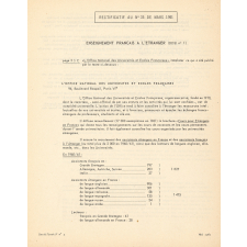 L'Enseignement français à l'étranger.