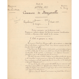 Statistique rétrospective de l'instruction primaire. Commune de Bouzanville.
