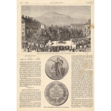 Article : Inauguration de la statue de Vaucanson à Grenoble, du n° 1748 de L'Illustration du 26 août 1876. 