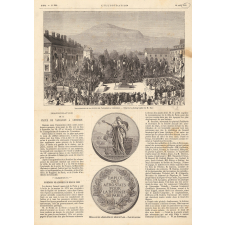 Article : Inauguration de la statue de Vaucanson à Grenoble, du n° 1748 de L'Illustration du 26 août 1876. 