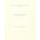 L'évolution de l'enseignement primaire en France de 1850 à 1963.