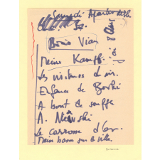 Liste de titres.