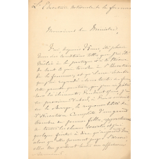 Rapport sur l'éducation de la femme, adressé à Monsieur le Ministre de l'Instruction publique par Mme Marie Thomas Inspectrice générale des écoles maternelles. Paris le 24 janvier 1891.