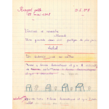 Cahier de devoirs