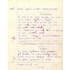 Cahier de devoirs