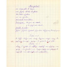 Cahier de vocabulaire