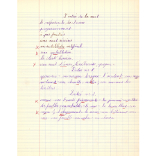 Cahier de vocabulaire