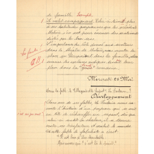 Cahier de rédaction