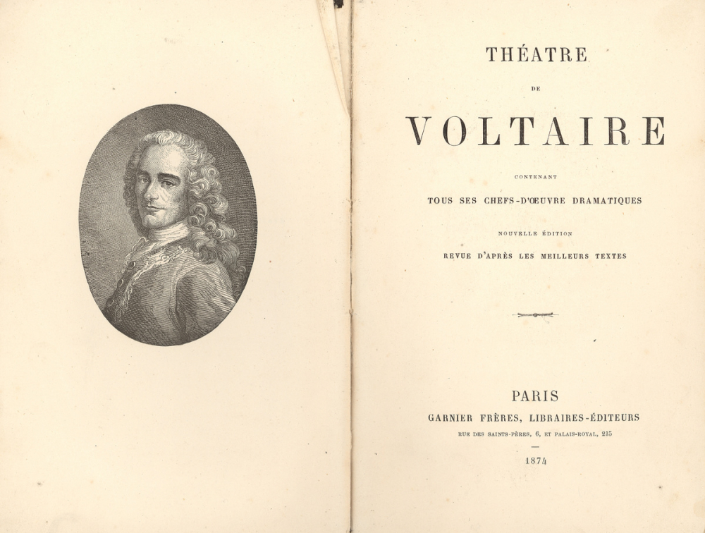 Théâtre de Voltaire contenant tous ses chefs-d'œuvre dramatiques