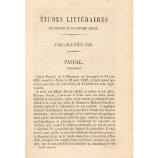 Études littéraires sur les ouvrages français prescrits pour les examens des baccalauréats ès lettres et ès sciences