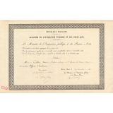 Diplôme d'Officier d'Académie. 