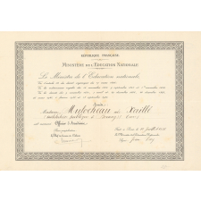 Diplôme d'Officier d'Académie. 