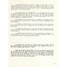 Points de repère statistiques. Février 1988.