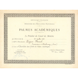 Palmes académiques.