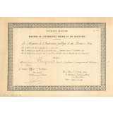Diplôme d'Officier d'Académie. 