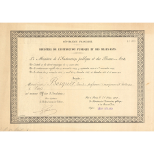 Diplôme d'Officier d'Académie. 