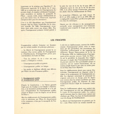 L'organisation de l'enseignement en France (1966-67).