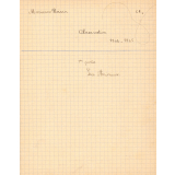 Cahier d'observation