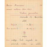 Cahier journalier