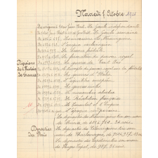 Cahier du jour