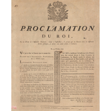Proclamation du Roi, Sur un Décret de l'Assemblée Nationale, relatif à l'instruction, et portant que les Rentrées dans les différentes Ecoles publiques, se feront cette année comme à l'ordinaire.