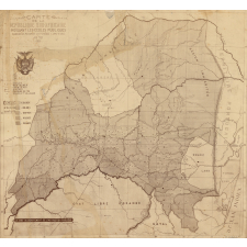 Carte de la République Sud-africaine indiquant les écoles publiques subsidiées pendant la période 1 jan.-31 déc. 1898.