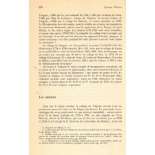 L'Enseignement secondaire en Bretagne à la fin de l'Ancien Régime : l'exemple de Tréguier.