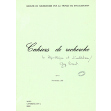 La République et l'institutrice. Cahiers de recherche. N° 5. 1984.