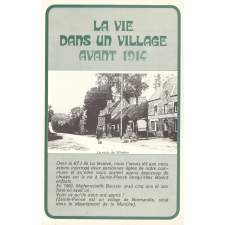 La Vie dans un village avant 1914. M'an fait école... A propos de la symétrie.