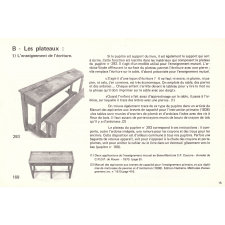 Mobilier et matériel scolaires. 1. Pupitres d'élèves.