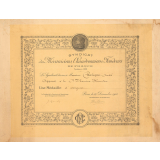 Syndicat des Mécaniciens, Chaudronniers & Fondeurs de France. Médaille d'argent.