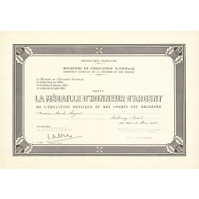 Médaille d'honneur d'argent de l'Education physique et des Sports.
